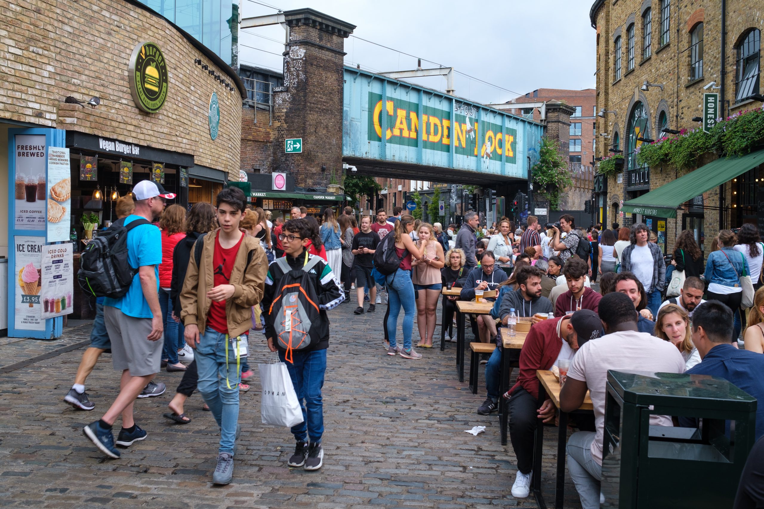 the streets of Camden Town - london where to visit