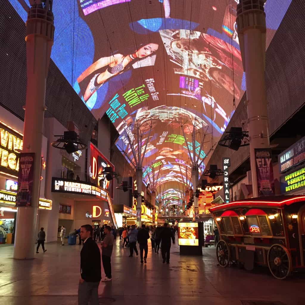 Freemont street, Downtown Vegas