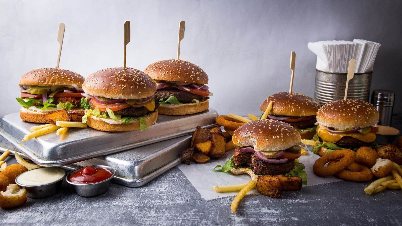 Vegan Burgers from Rainbow's Facebook page