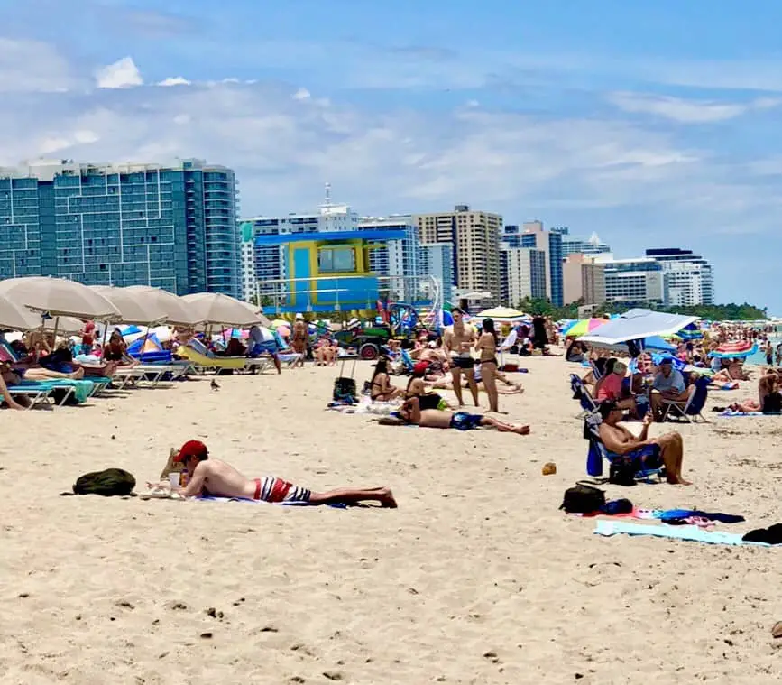 People in South Beach, Miami Beach