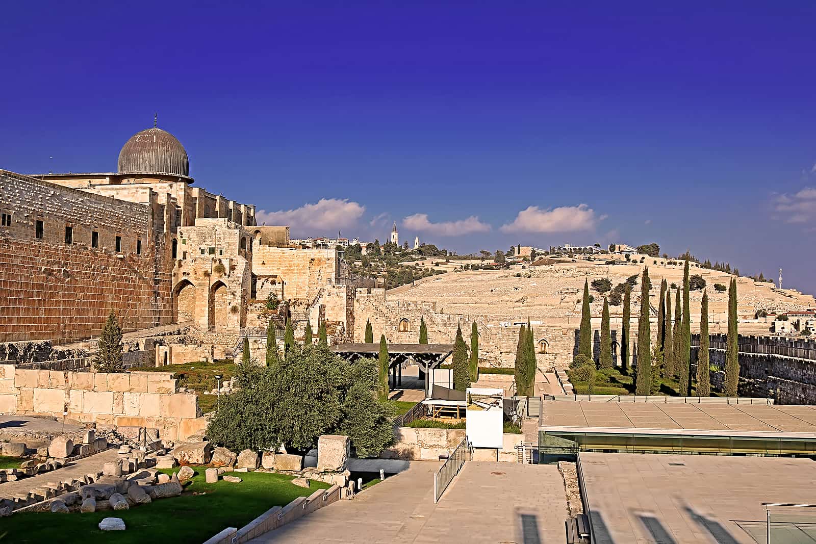 The Archaeological Park - Davidson Center in the old city of Jerusalem