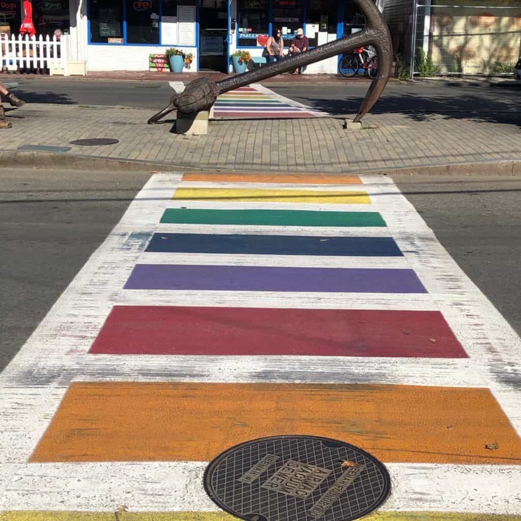 In the streets of Provincetown, Massachusetts, during on New England Road trip. Another unplanned stop in our new england road trip itinerary